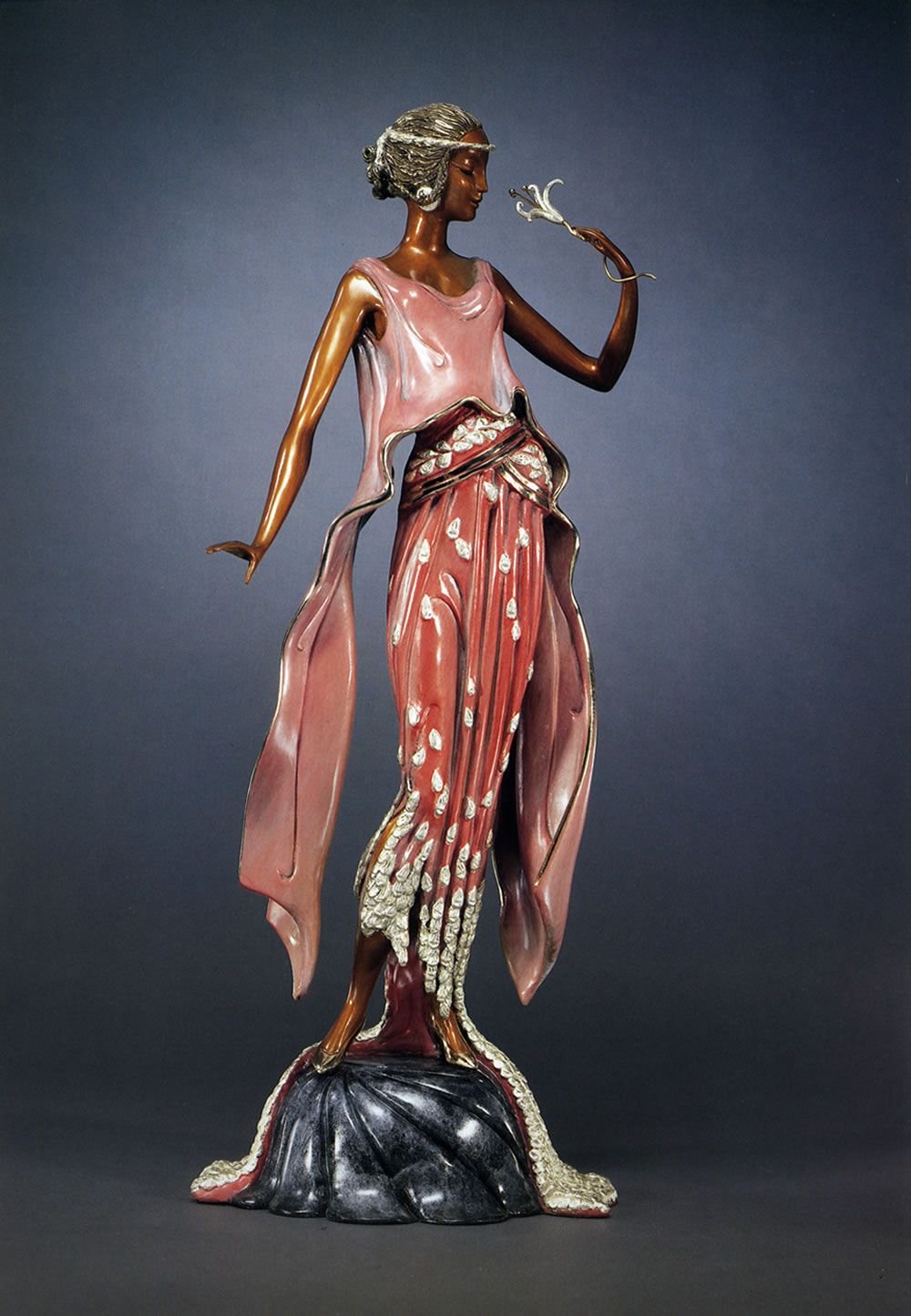Эрте бронзовая скульптура «Rooster», erte