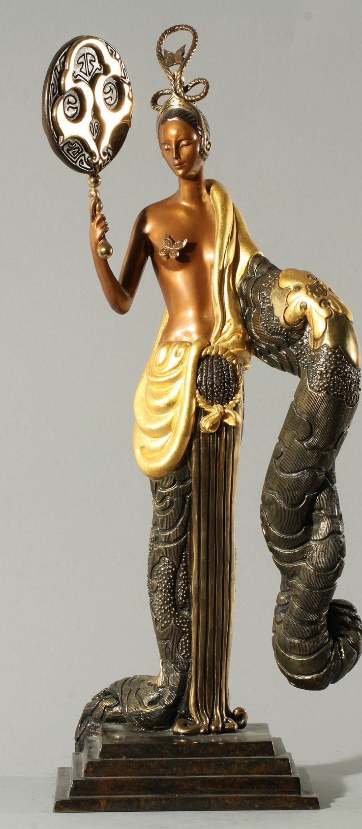 Erte Bronze Sculpture