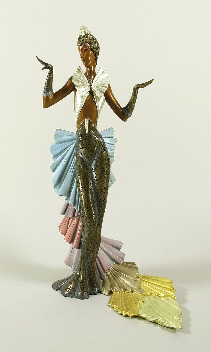 Erte Bronze Sculpture