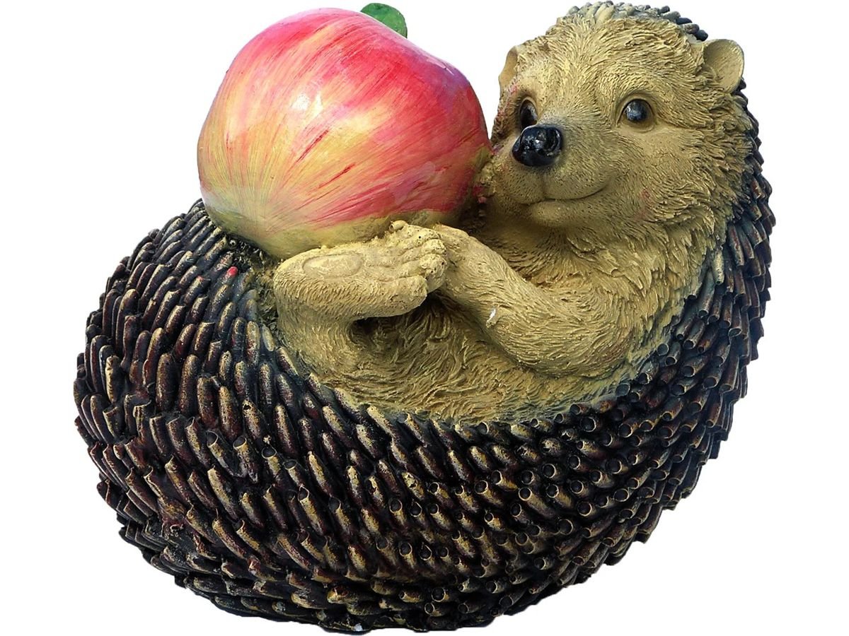 Садовая фигура ёж с яблоком
