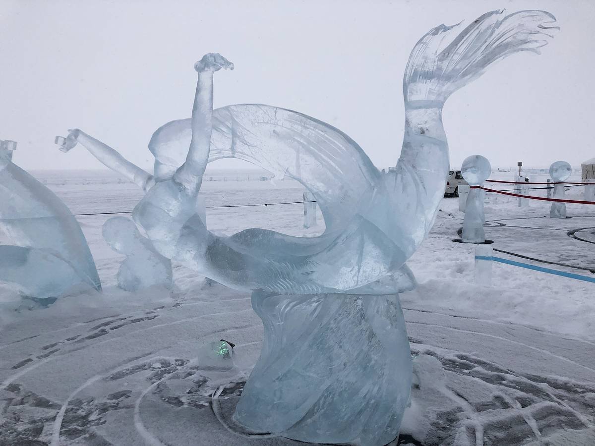 Фестиваль ледяных скульптур на Байкале