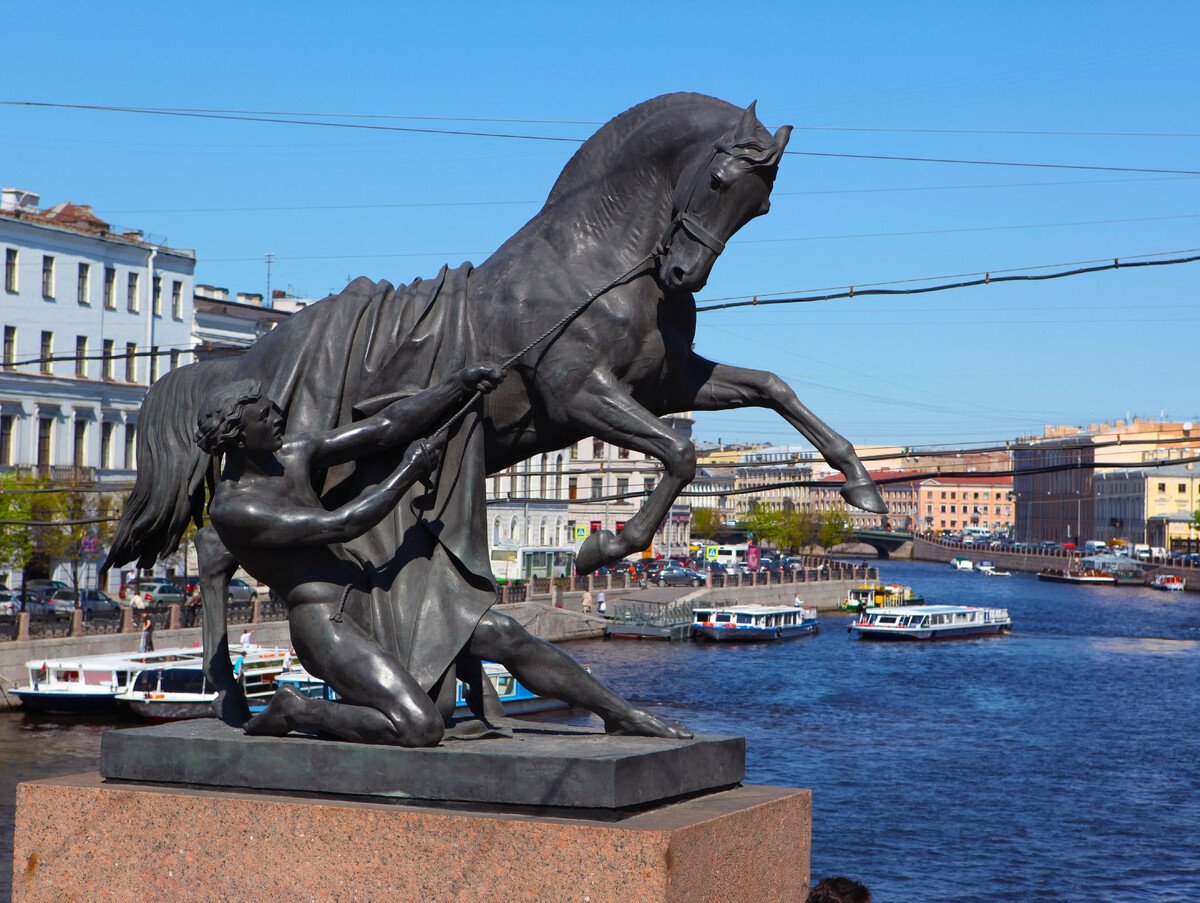 Река Фонтанка Аничков мост