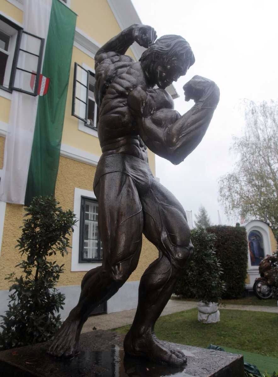 Памятник Арнольду Шварценеггеру