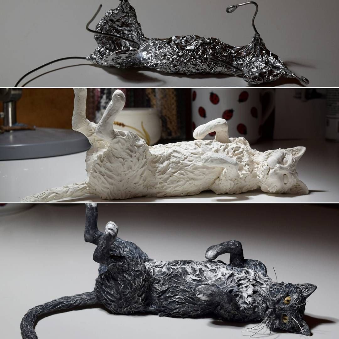 Скульптуры из бумажной массы