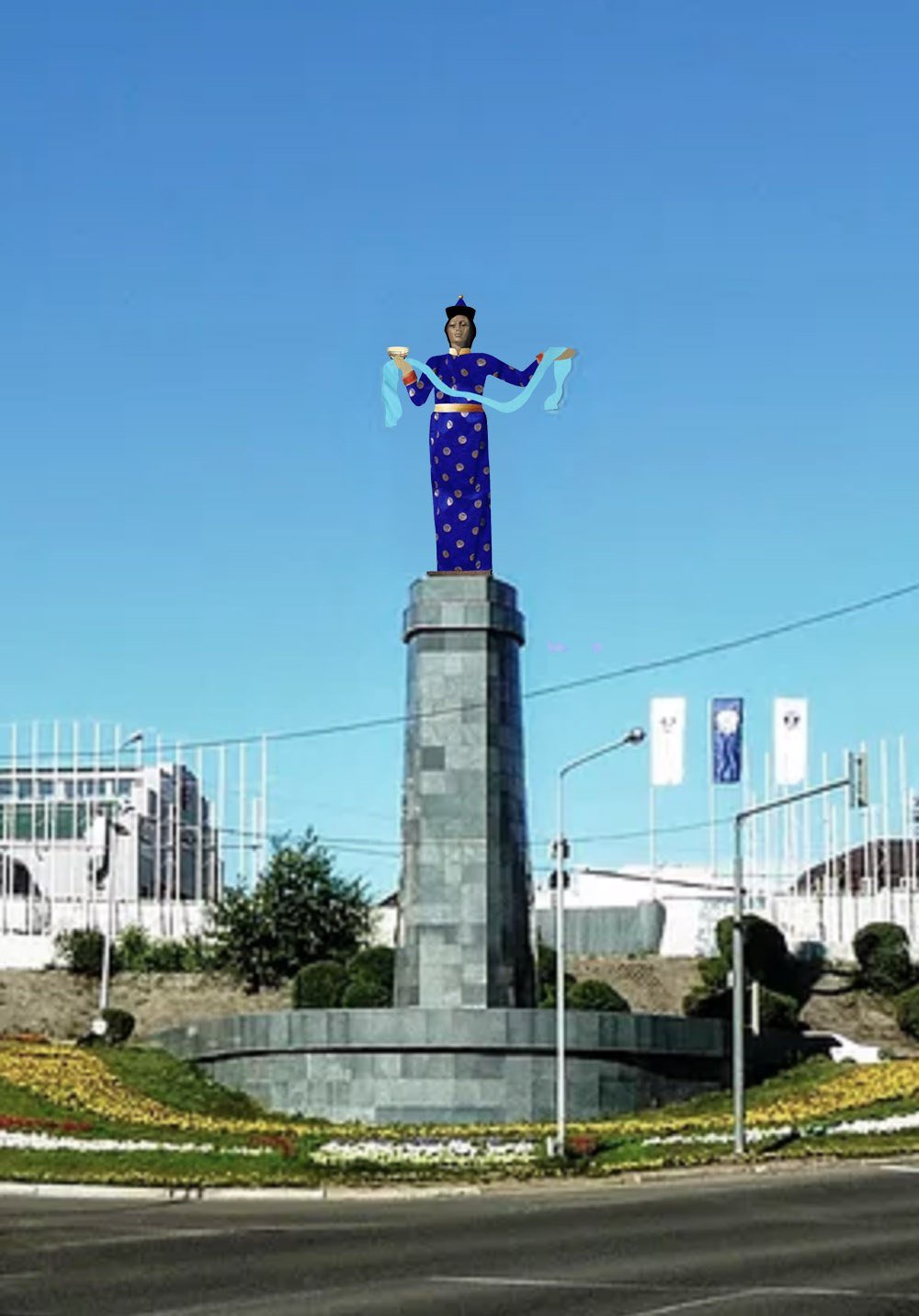 Мать Бурятия памятник в Улан-Удэ