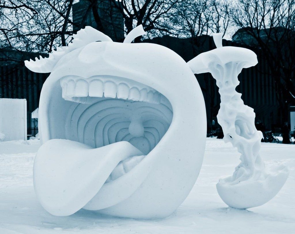 Снежные скульптуры