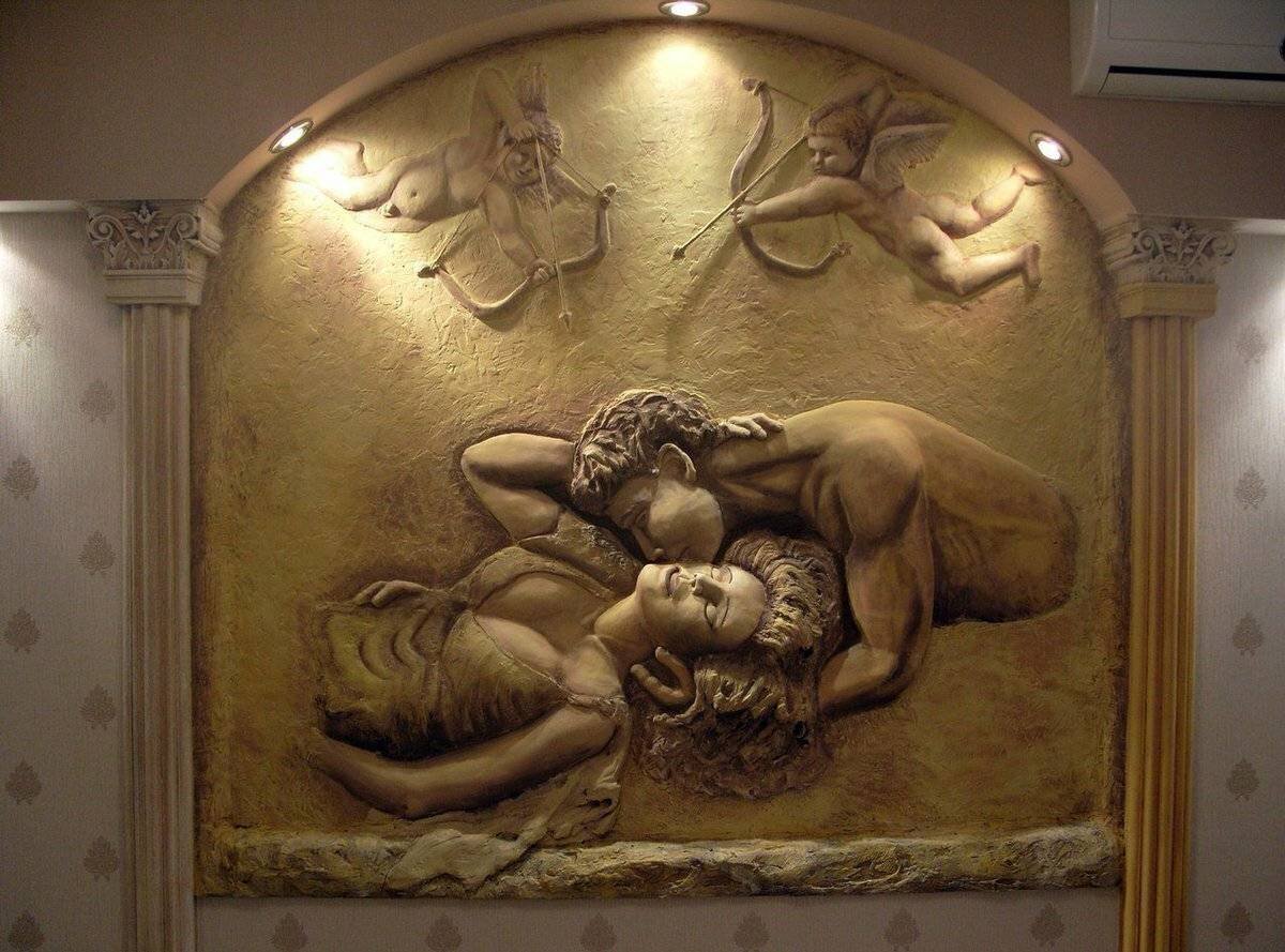 Барельеф лепнина