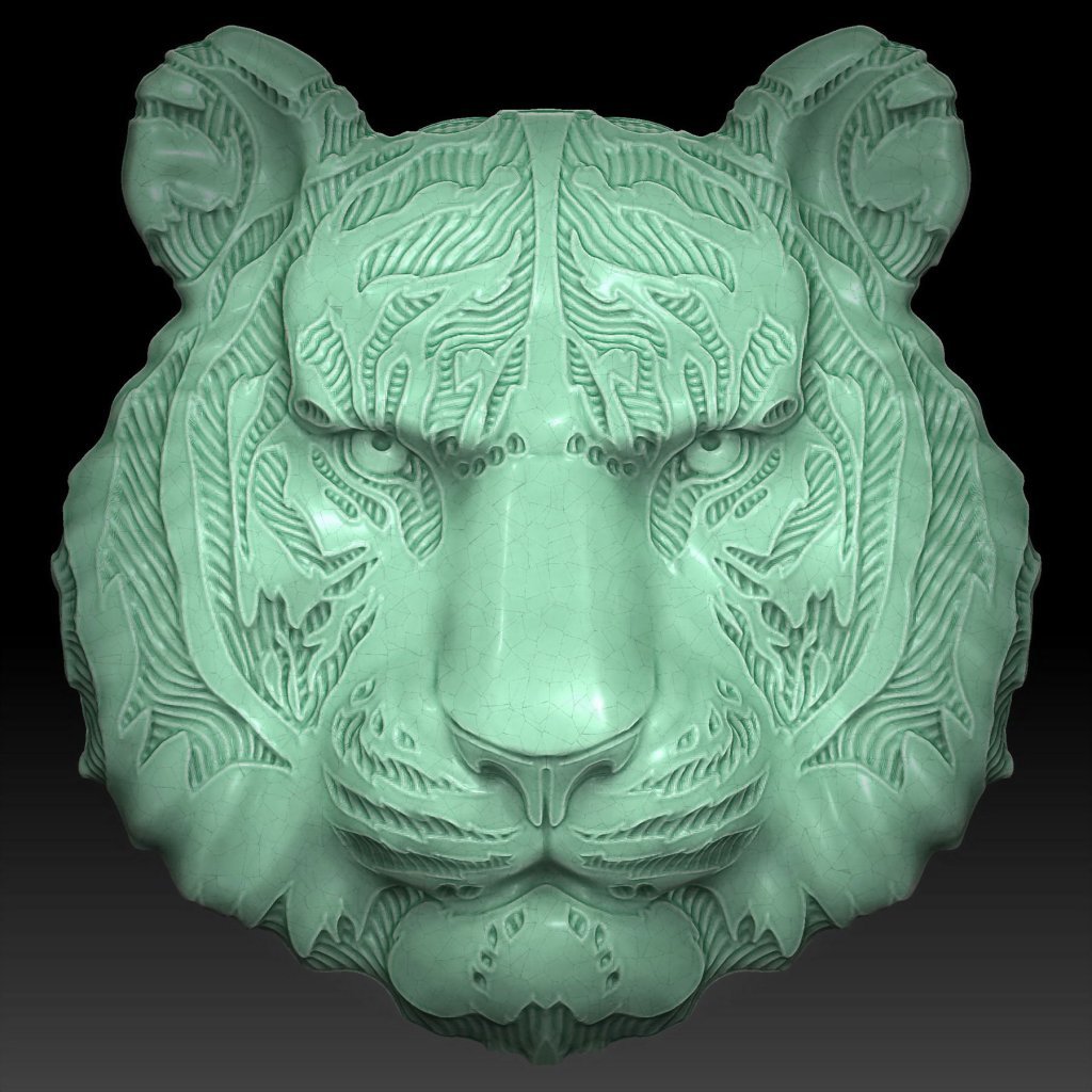 3d тигр арткам