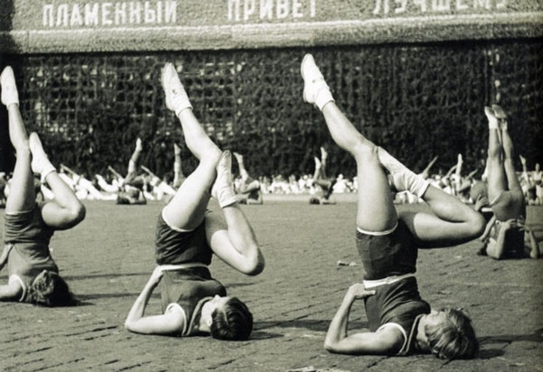 Спортивный парад на красной площади 1936 Александр Родченко