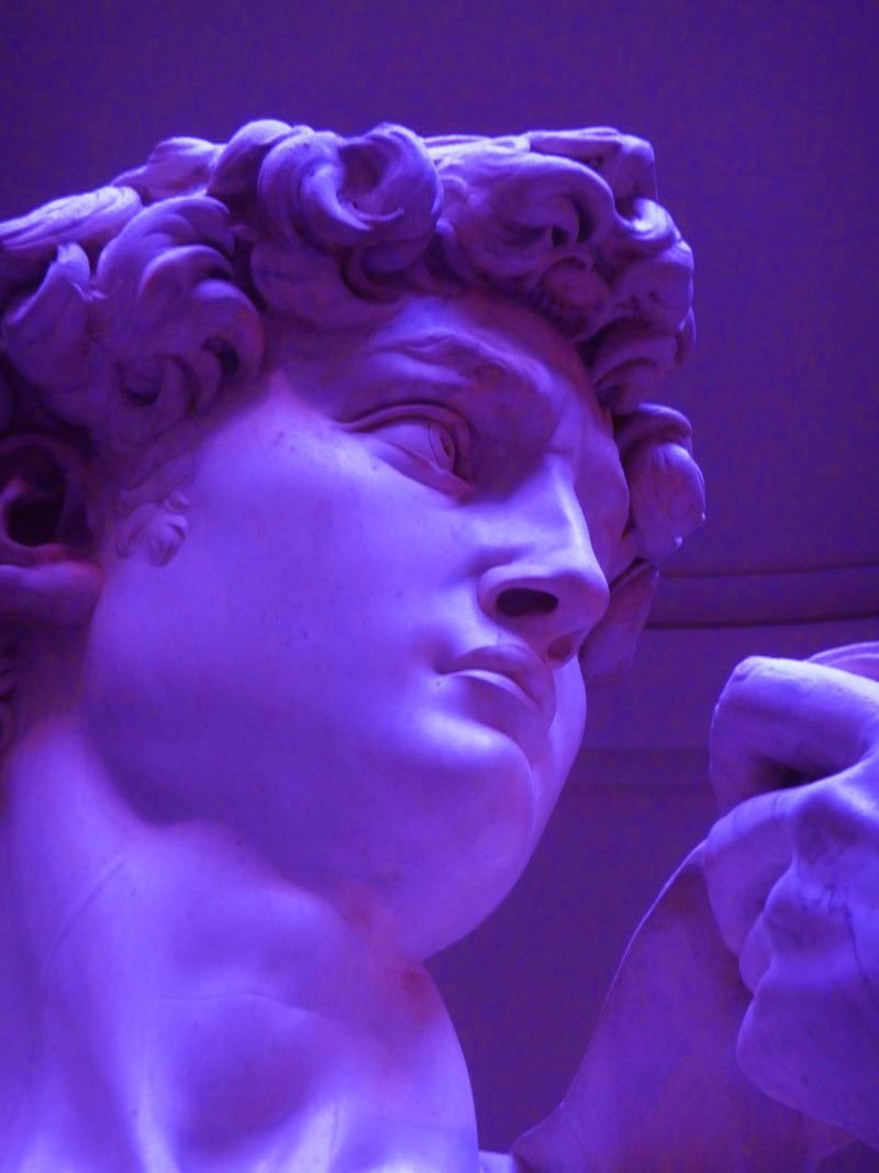 Давид Микеланджело vaporwave