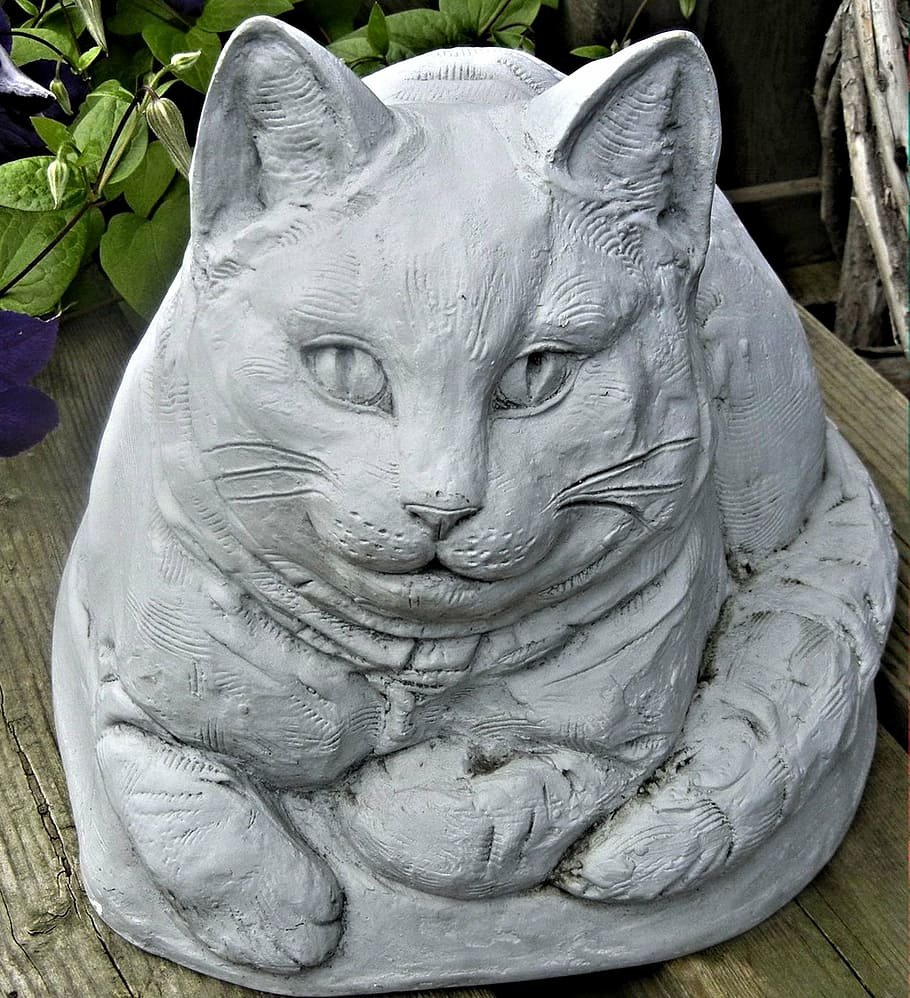 Коты скульптура керамика