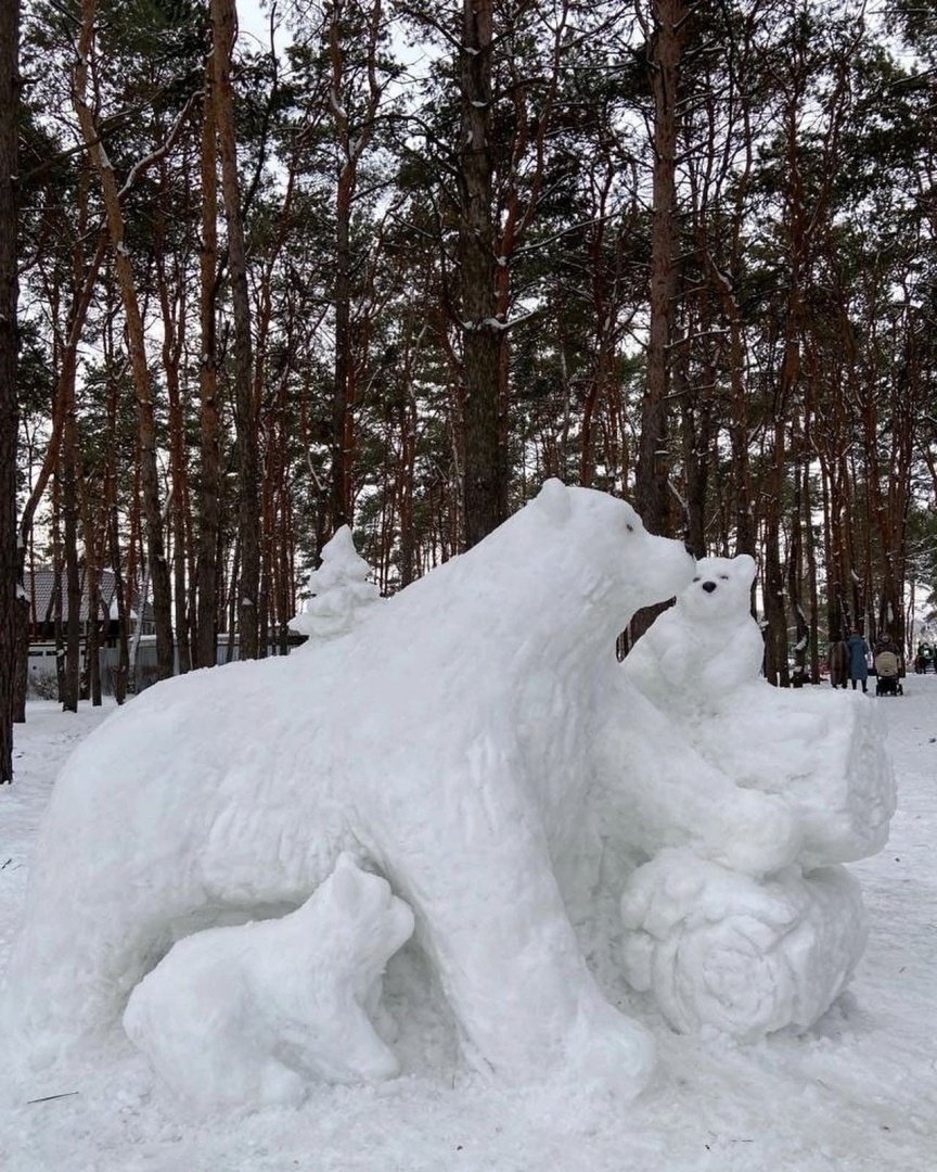 Снежные скульптуры