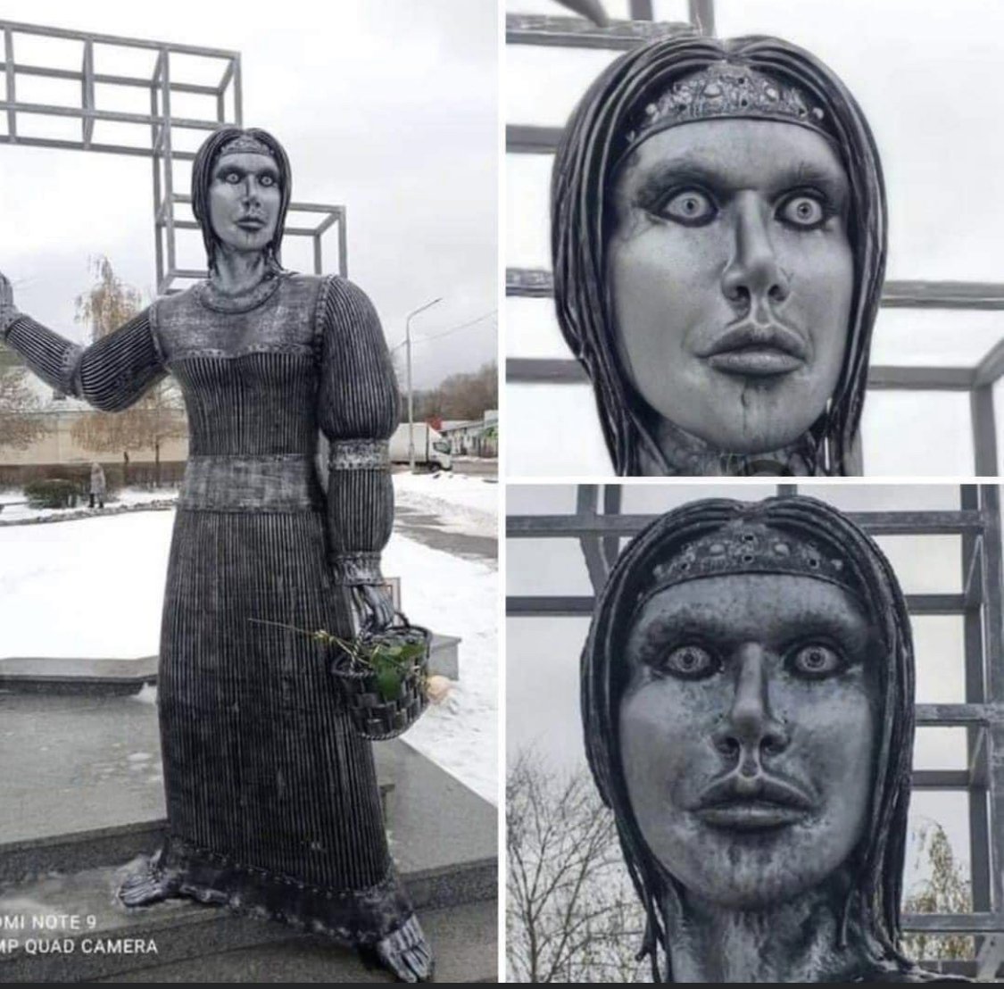 Статуя Аленушки в Нововоронеже