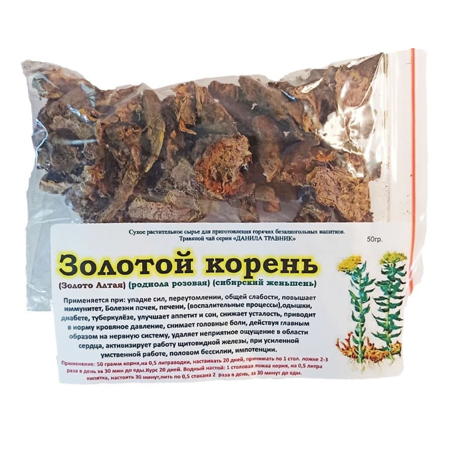 Золотой корень этикетка