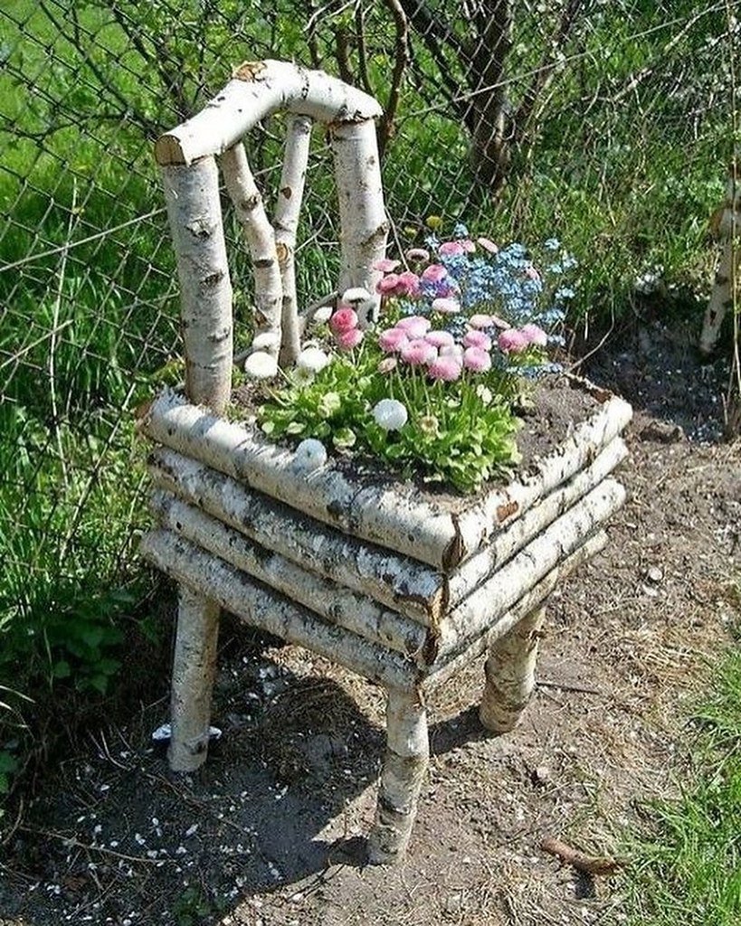 Декор для сада из березы
