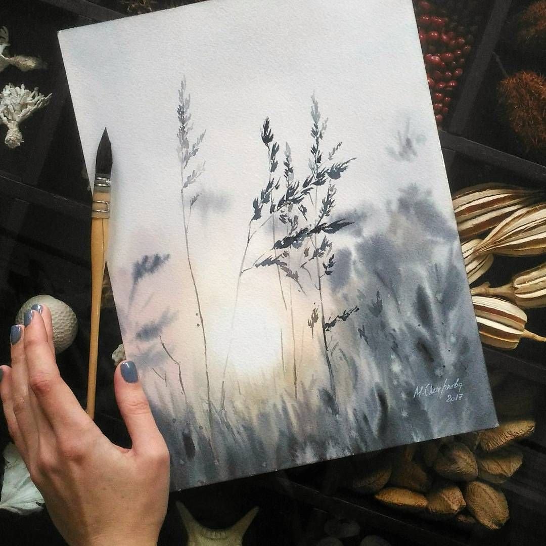 Рисование на акварельной бумаге