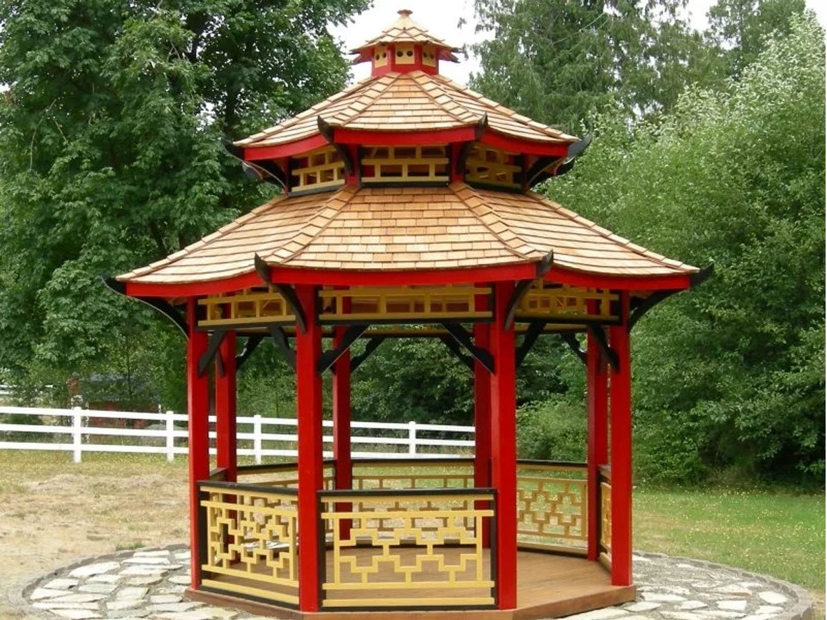 Беседка китайская пагода