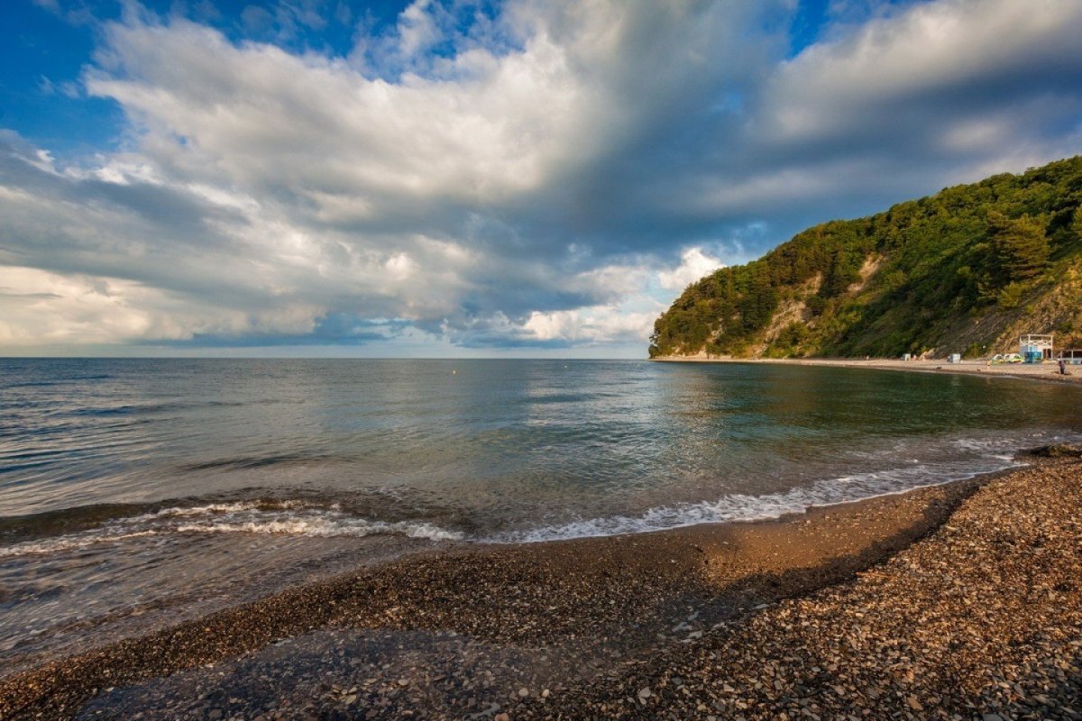 Черное море Джубга пляж