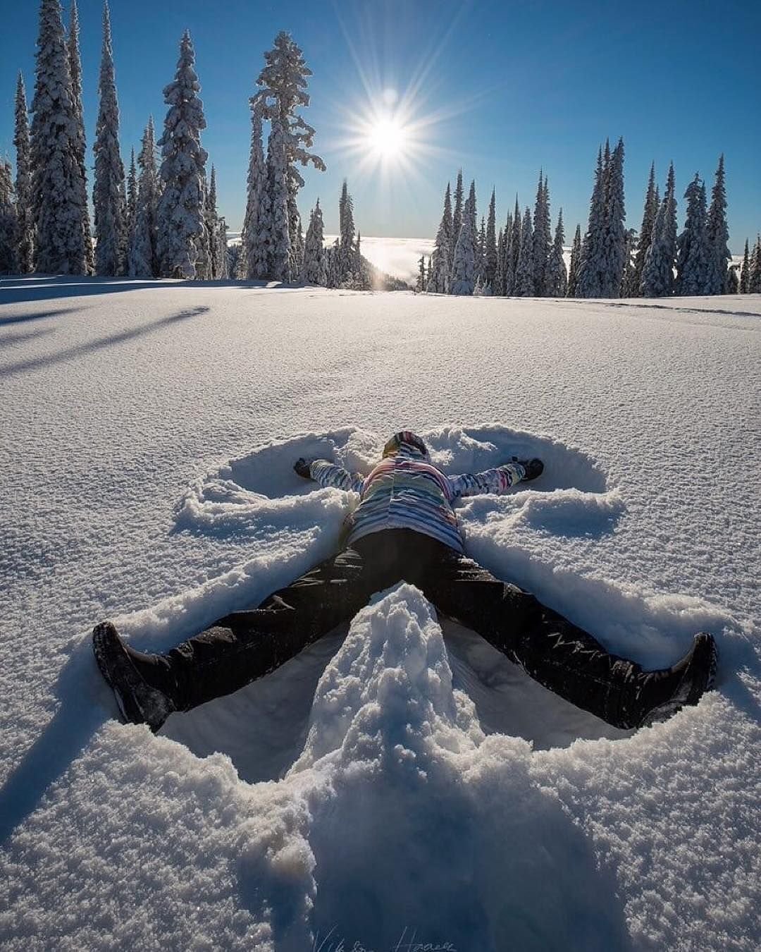 Фотосессия на снегу