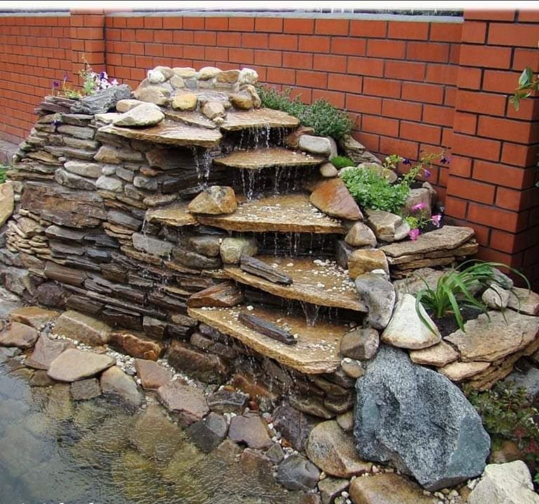 Альпийская горка с плитняком