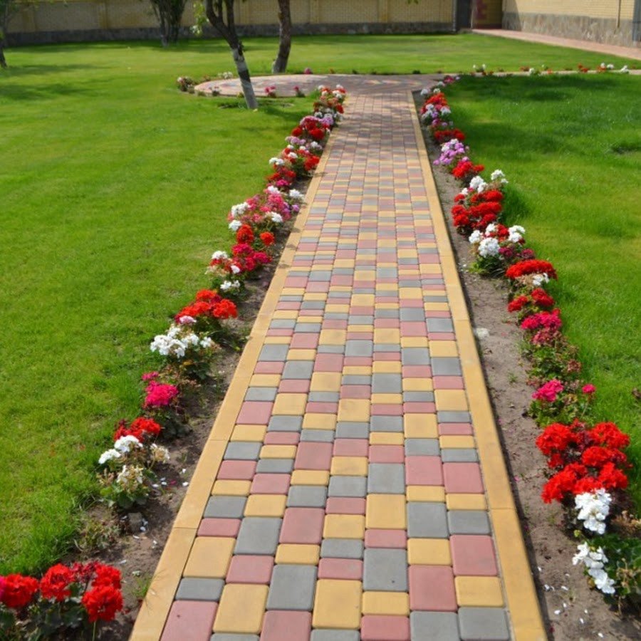Дорожки из брусчатки