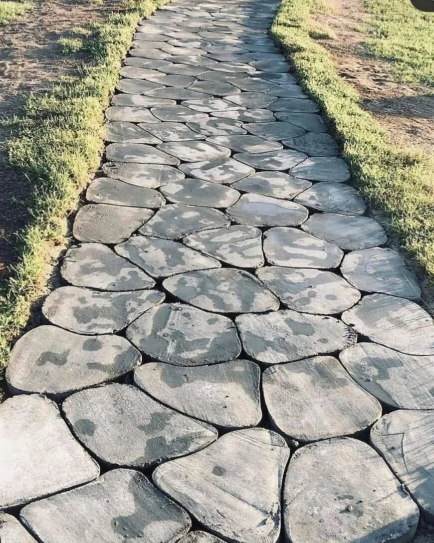 Дизайнерские дорожки в саду