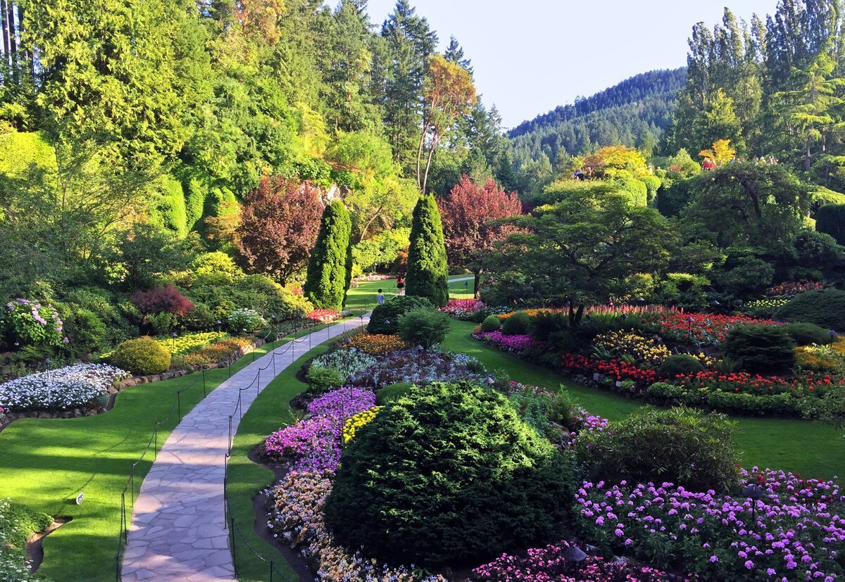 "Сады Бутчартов (the Butchart Gardens) Ванкувер, Канада