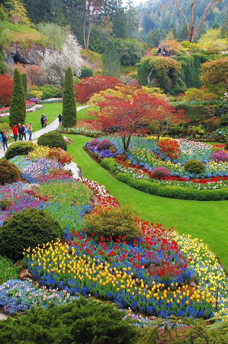 Butchart Gardens Канада