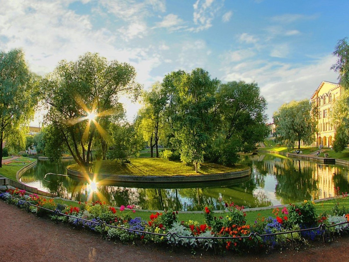 Сад дворца Юсуповых
