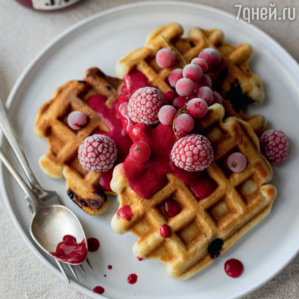 Вафельки с ягодами