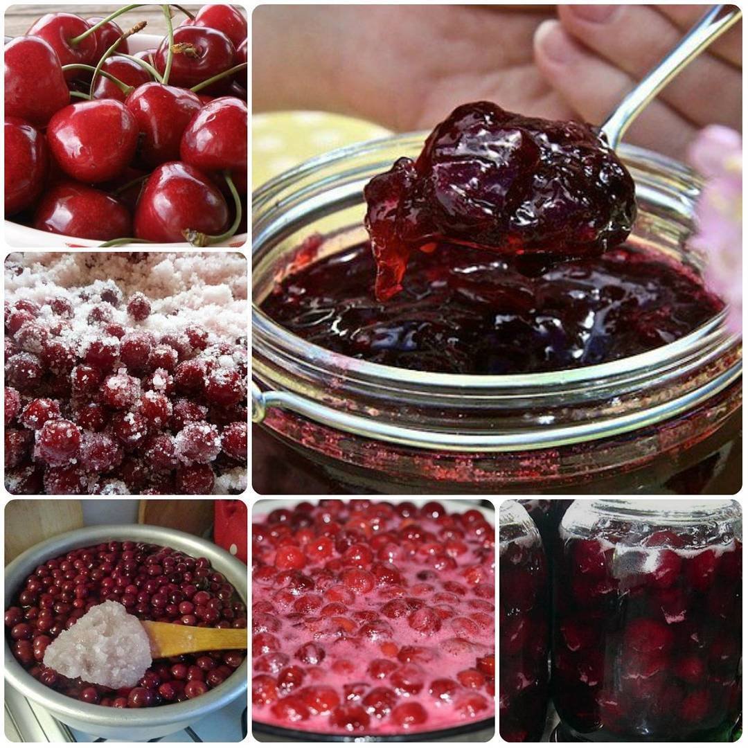 Вишня консервированная в желе