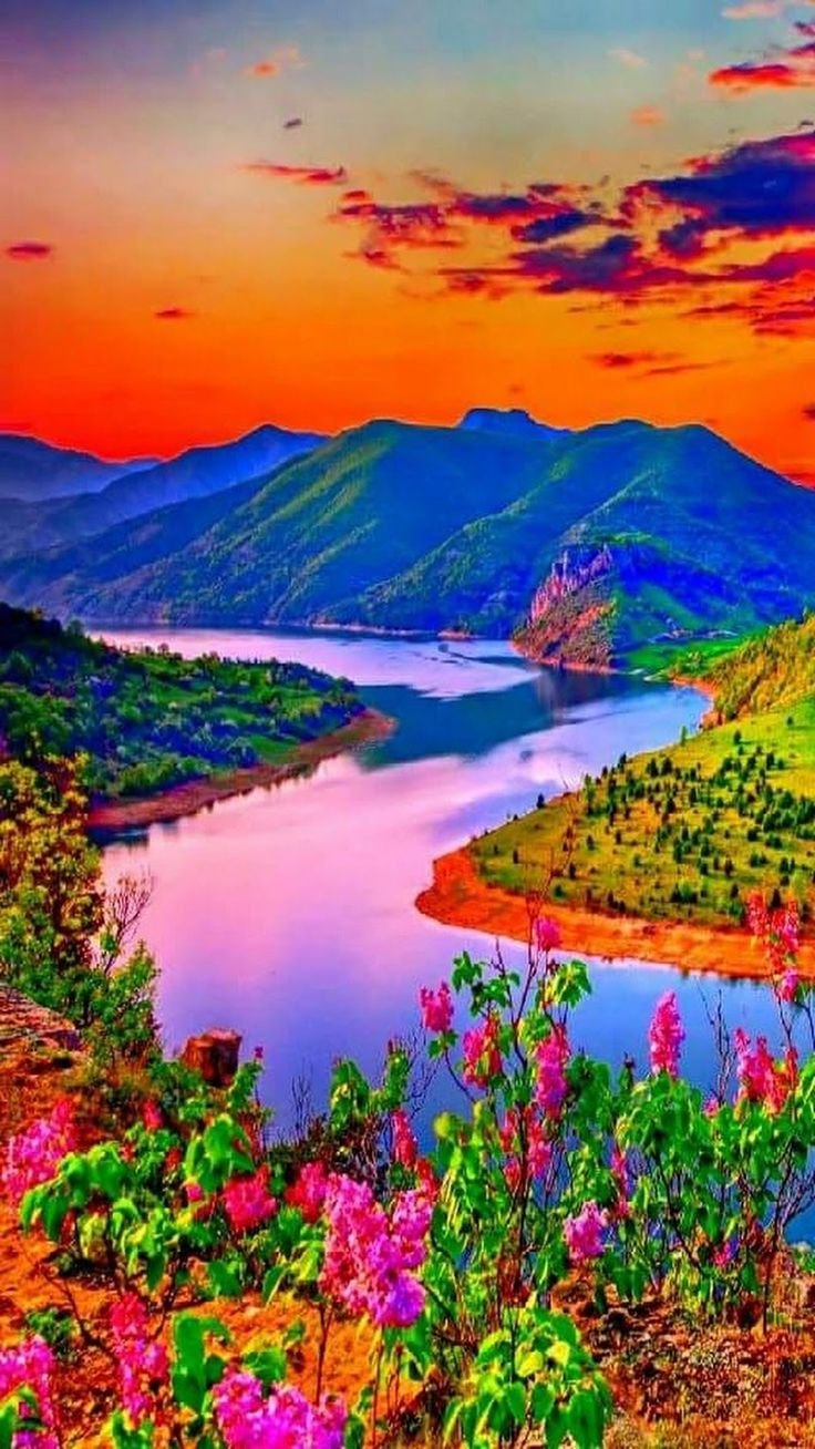 Красивая природа красочная