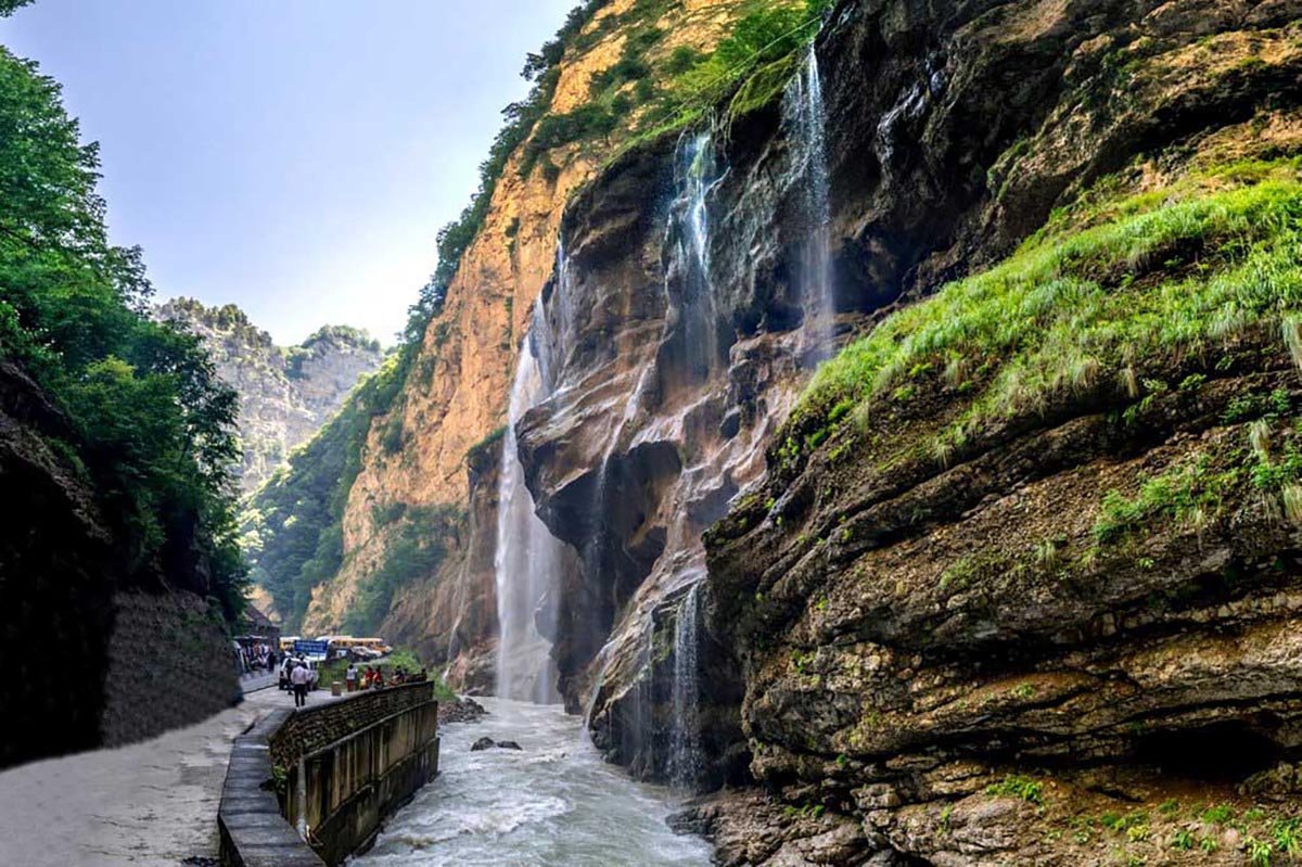 Чегемские водопады Кабардино-Балкария