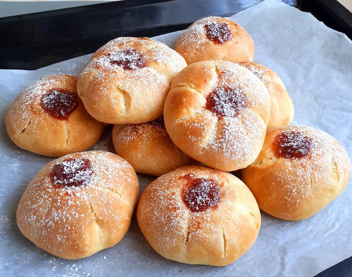 Булочки с повидлом