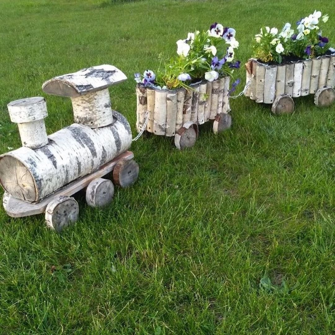 Декор для сада из березы