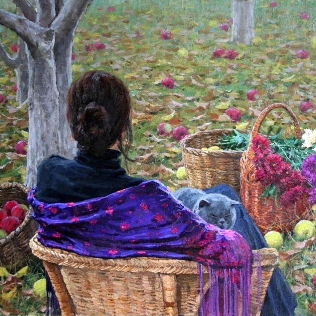 Евгений Муковнин художник яблоки
