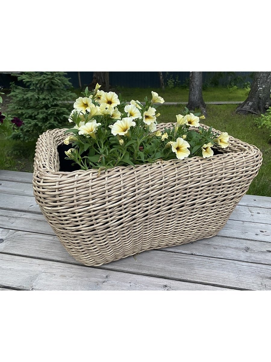 Кашпо "Rattan Style Hanging"
