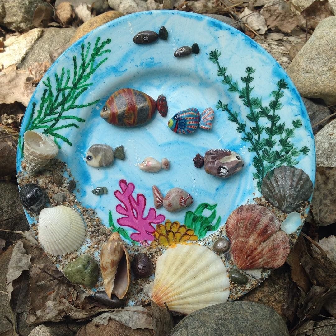Поделки с ракушек и камней