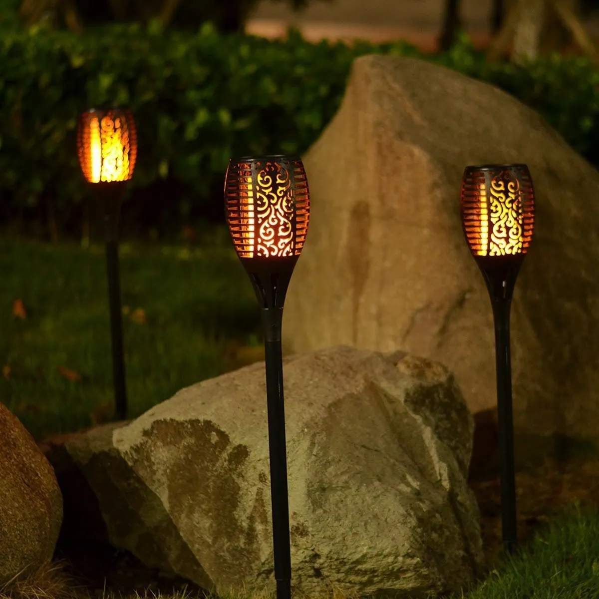 Уличный светильник Solar led Torch Lamp