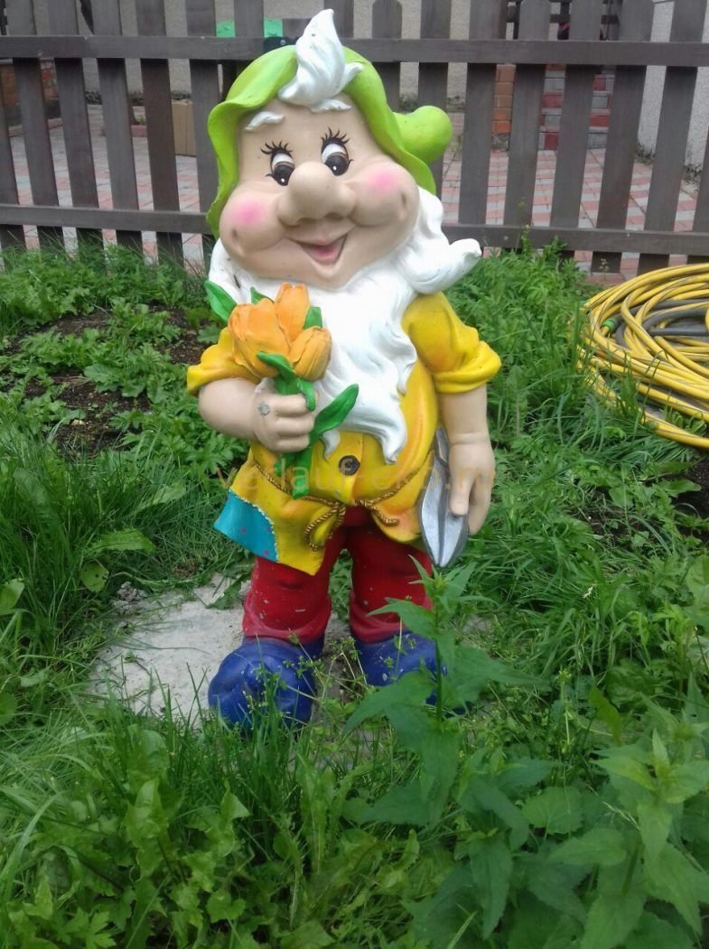Фигурка гнома для сада