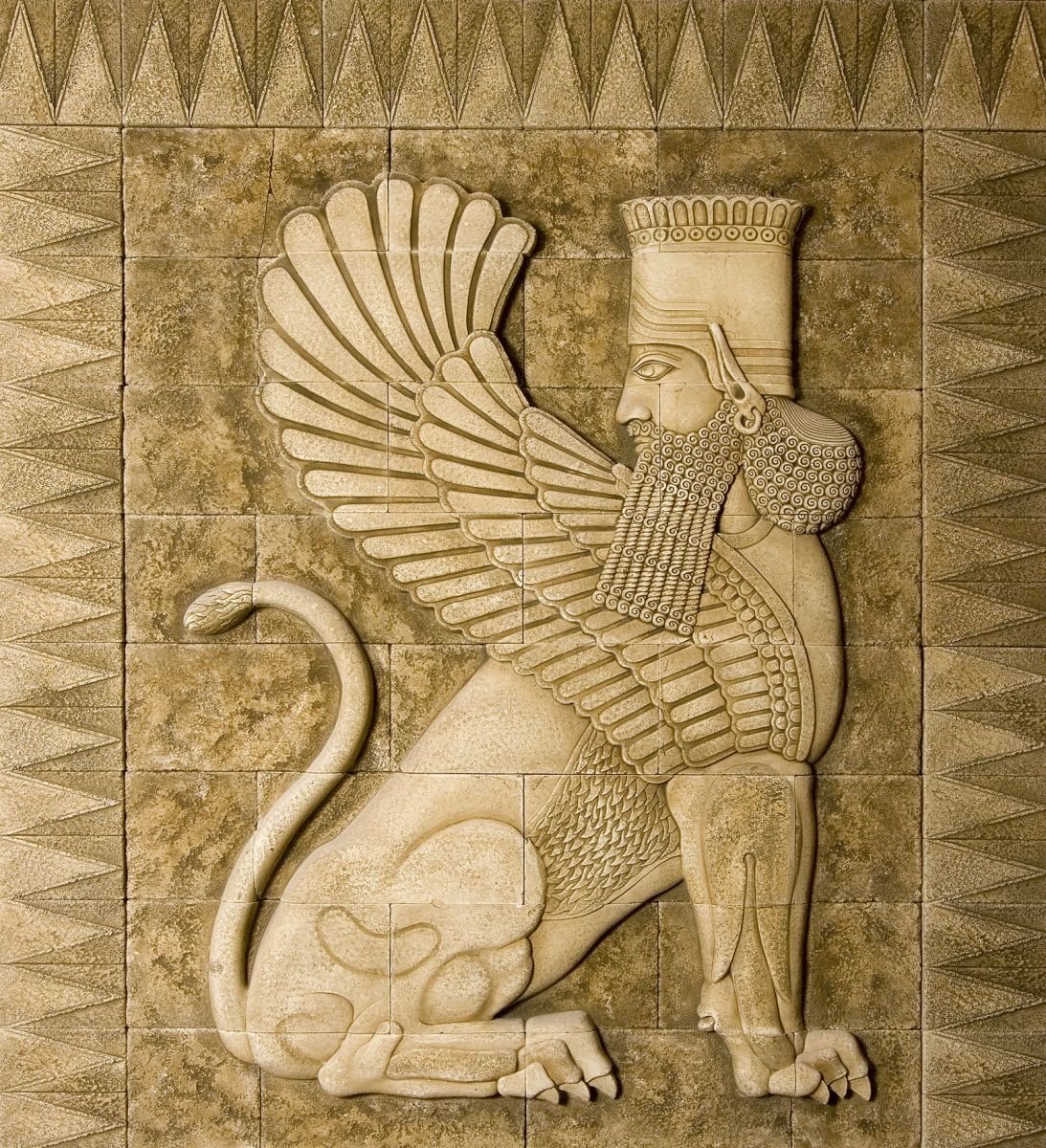 Крылатый Лев Ассирия