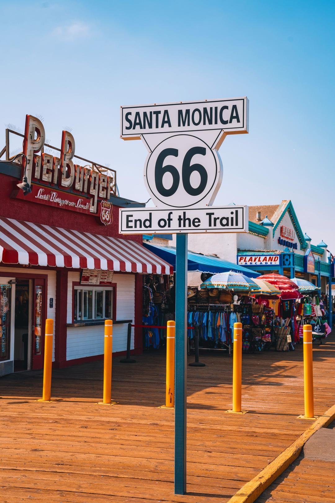 Santa Monica end of the Trail