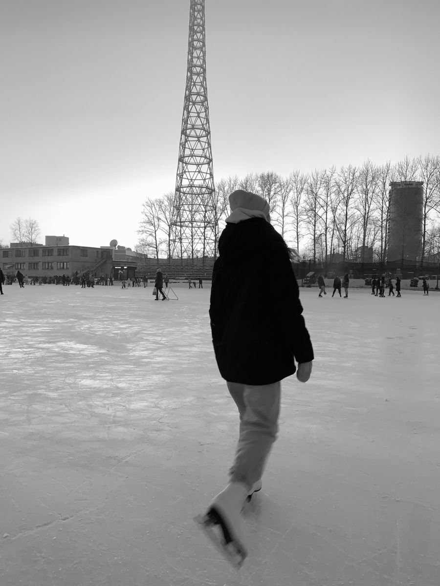 Зимний каток Эстетика 90х