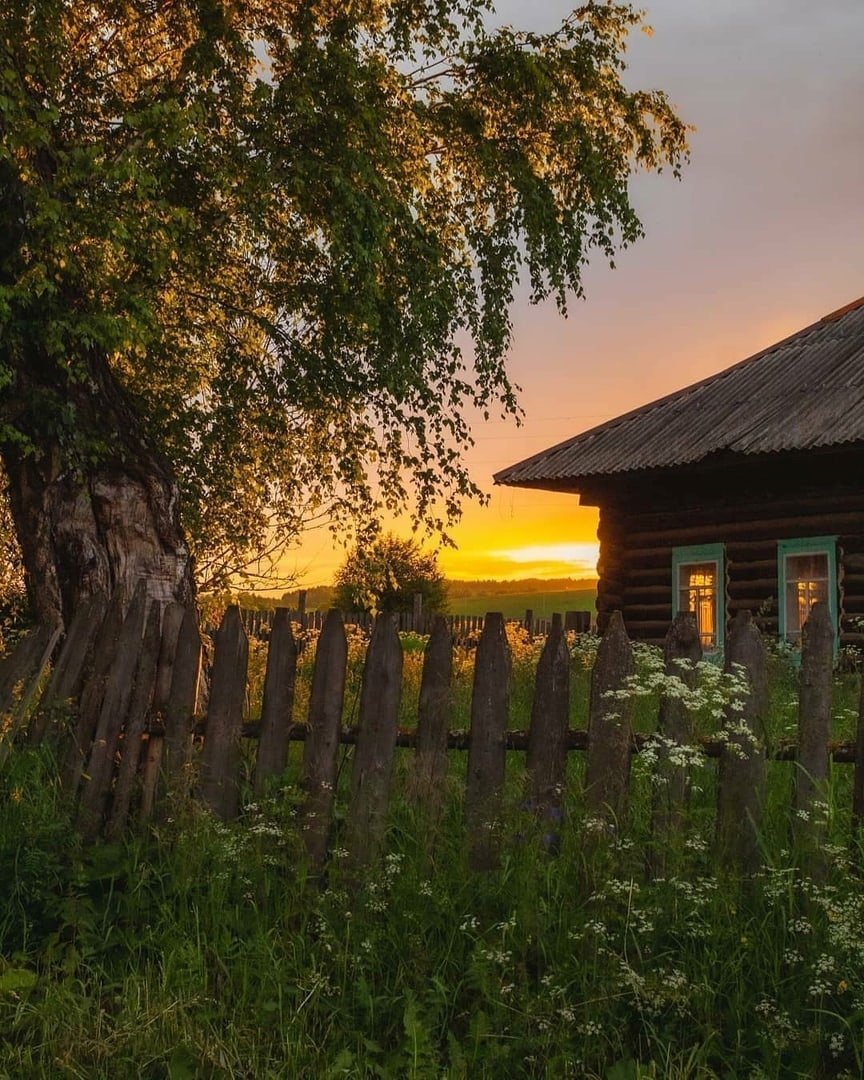 Деревня русский Лем Пермский край