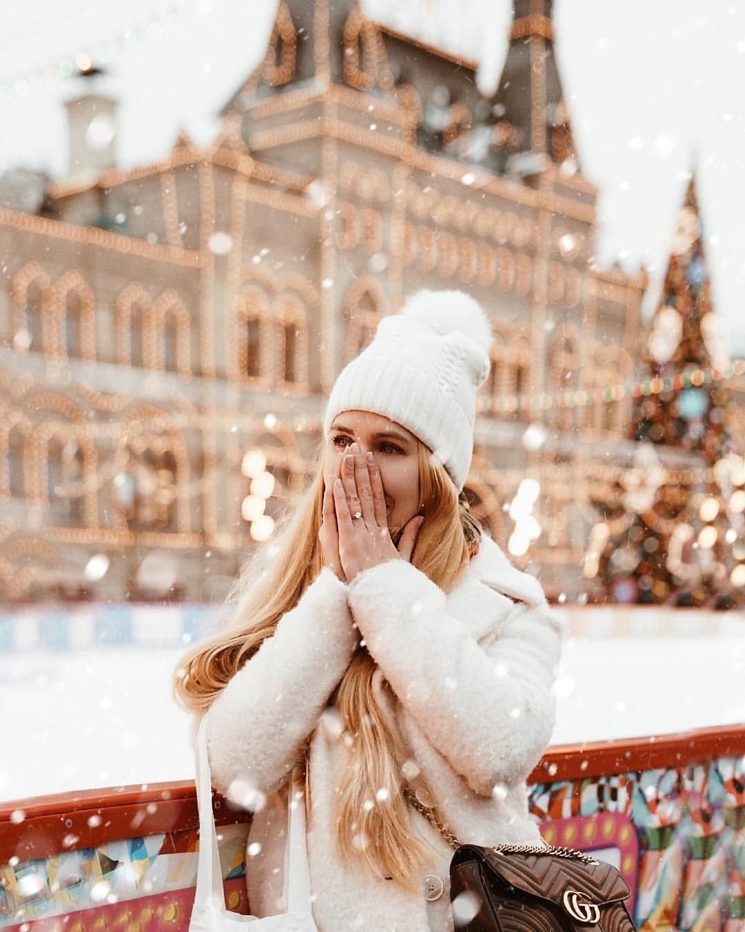 Новогодняя фотосессия на улице