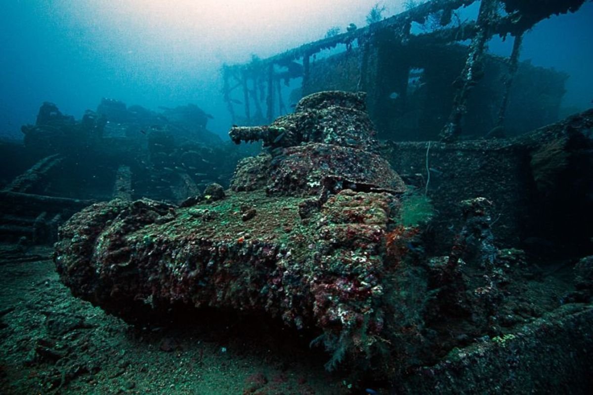 Корабль SS Thistlegorm, красное море