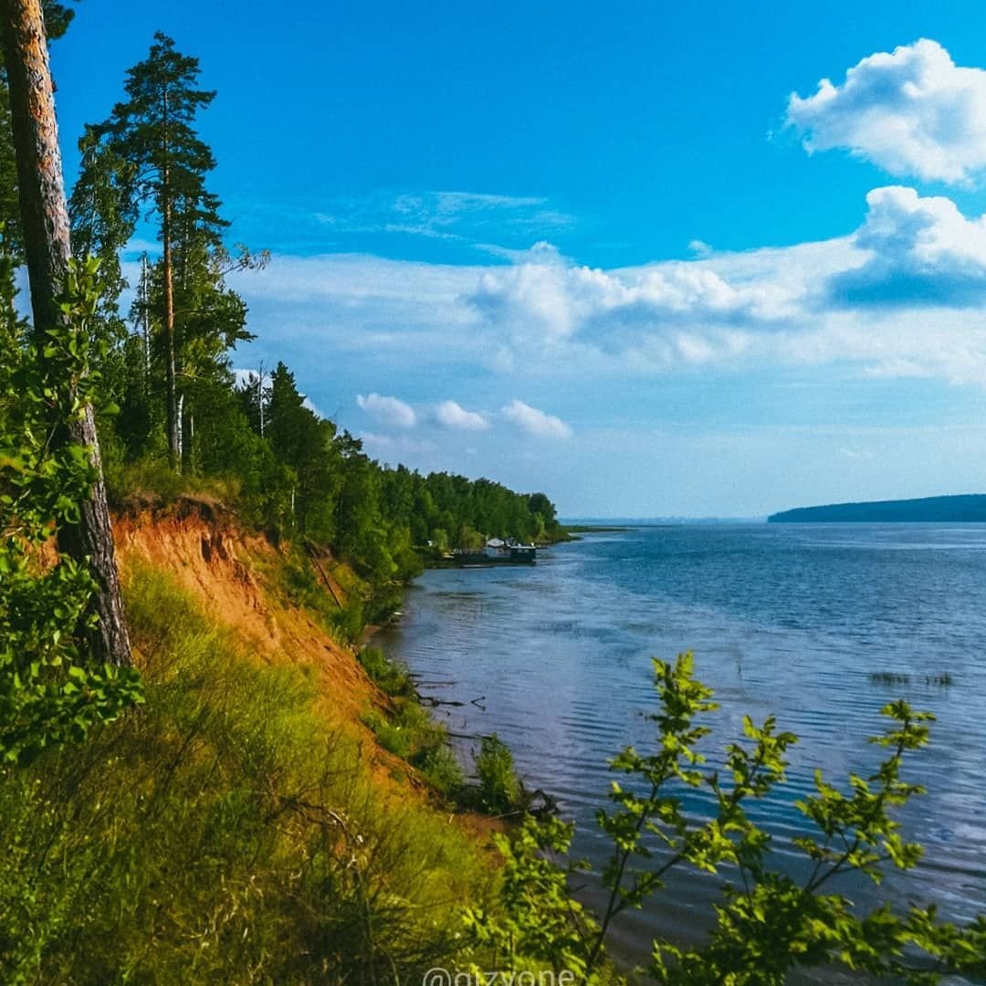 Река Кама в Татарстане