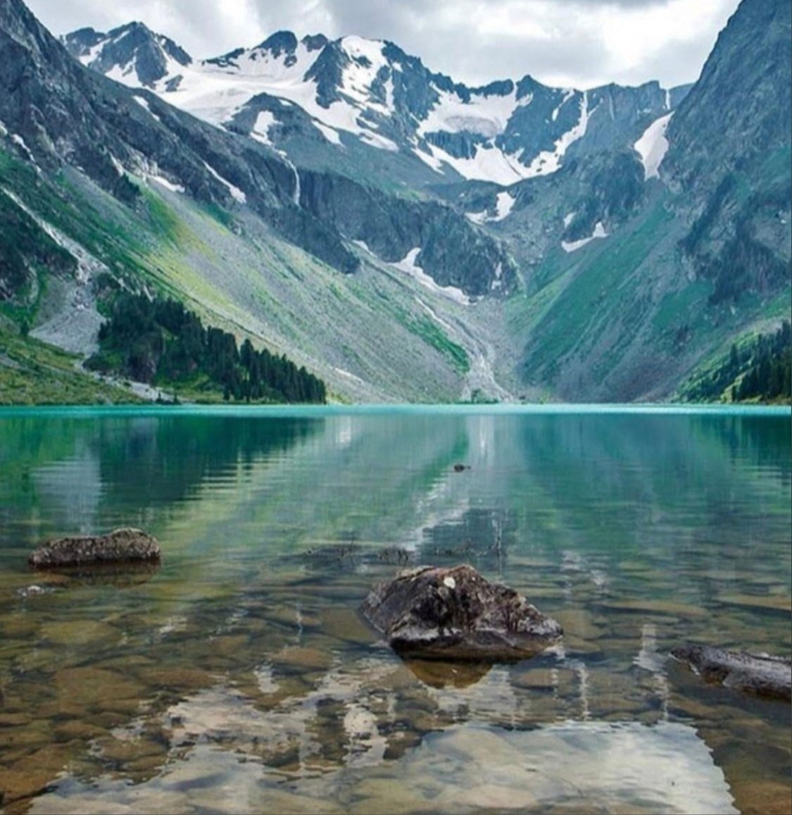 Озеро зеркальное Алтайский край