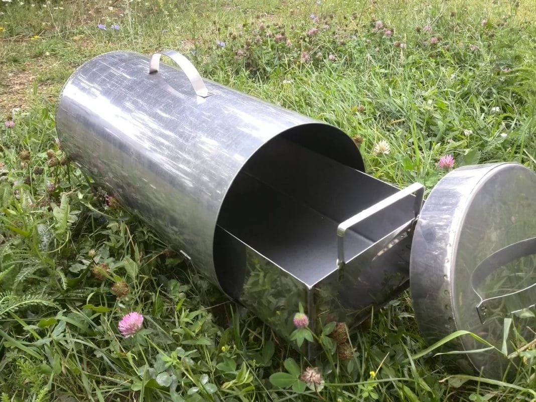Коптильня из нержавеющей трубы