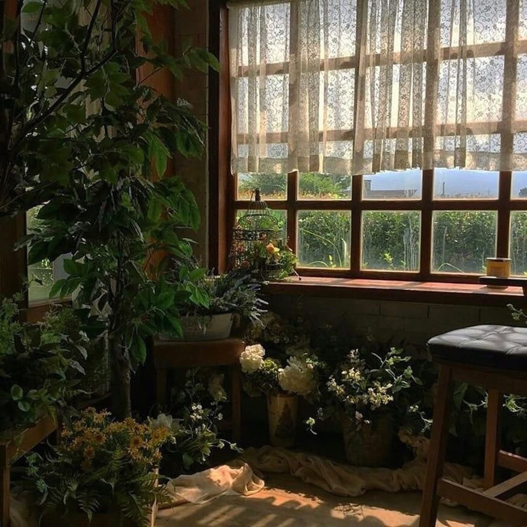 Cottage Core aesthetic комната
